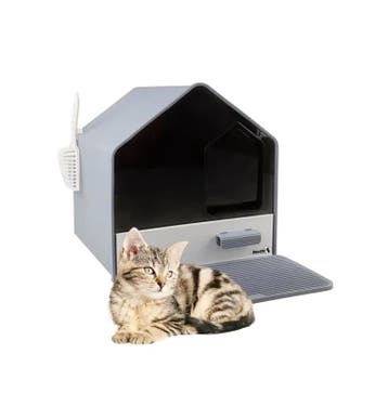 MaxxPet Kattenbak 46x41x46cm - Grijs (Katten toebehoren), Dieren en Toebehoren, Verzenden, Nieuw