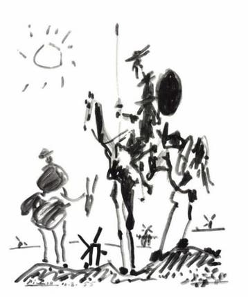 Pablo Picasso (1881-1973), after - Don Quichotte (Grand