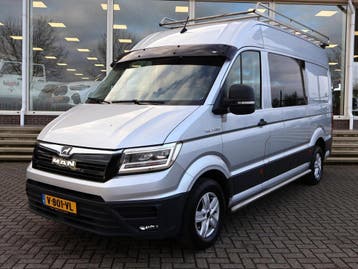 MAN TGE 2.0 TDI 177 PK AUT. DUBBEL CABINE, Automaat, Stof, Gebruikt, Euro 6