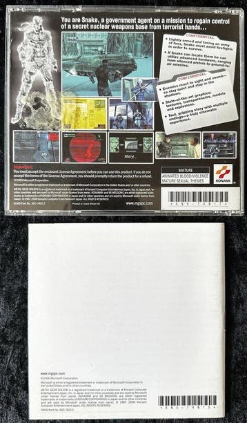 Tactical Espionage Action Metal Gear Solid PC Game Jewel, Spelcomputers en Games, Games | Pc, Verzenden, Nieuw
