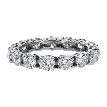Zonder minimumprijs - Ring - 14 karaat Witgoud - 3.39ct. tw., Sieraden, Tassen en Uiterlijk, Nieuw