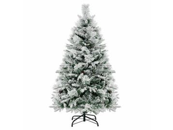 Coast Kunstkerstboom 136 cm - Besneeuwd met Kegels - 160 LED, Verzenden, Nieuw