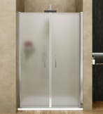 Lacus Giglio Evo Matt Nisdeur – 2 Deuren – 100 x 200 cm –, Doe-het-zelf en Verbouw, Sanitair, Ophalen of Verzenden, Nieuw, Chroom