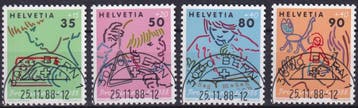 Zwitserland - 1988 - Pro Juventute - Gestempeld, Verzenden, Gestempeld