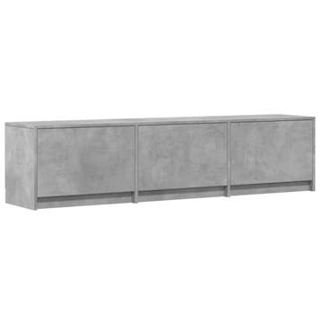 vidaXL TV-kast Betonkleurig Bewerkt hout, Minder dan 50 cm, Verzenden, Nieuw, Minder dan 100 cm