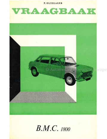 1965 - 1966 BMC (MORRIS, AUSTIN) 1800, VRAAGBAAK NEDERLANDS