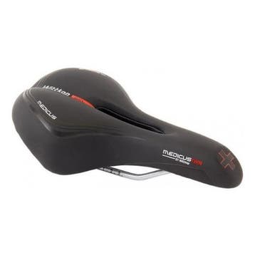 Zadel Wittkop Twin Medicus 1.0 - Heren Trekking fietszadel -, Fietsen en Brommers, Fietsonderdelen, Verzenden, Nieuw, Budgetfietsonderdelen.nl
