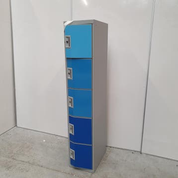 5-deurs Sono lockerkast - 181x35x50 cm, Ophalen of Verzenden, Nieuw
