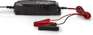 Acculader Druppellader - 6 / 12 / 12.8 V DC - 3.8 A - Zwart, Verzenden, Zo goed als nieuw