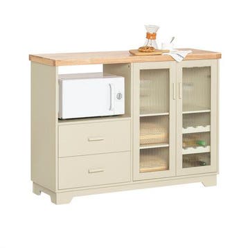 2dekans | SoBuy Buffetkast Met Laden – 120 x 40 x 90 cm &, Ophalen of Verzenden, Zo goed als nieuw