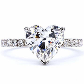 Zonder minimumprijs - Ring - 18 karaat Witgoud - 2.45ct. tw., Nieuw