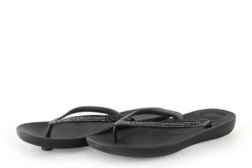Fitflop Slippers in maat 38 Zwart, Slippers, Verzenden, Zwart, Zo goed als nieuw
