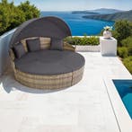 Wicker zonne-eiland Santorini - natuur, Tuin en Terras, Tuinsets en Loungesets, Verzenden, Nieuw