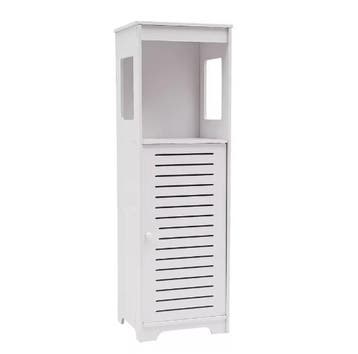 Smal Wit Badkamerkastje – Vrijstaand Opbergmeubel 90 cm, Verzenden, Nieuw