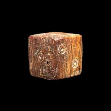 Oud-Romeins, Keizerrijk Been dobbelsteen - Ancient Roman
