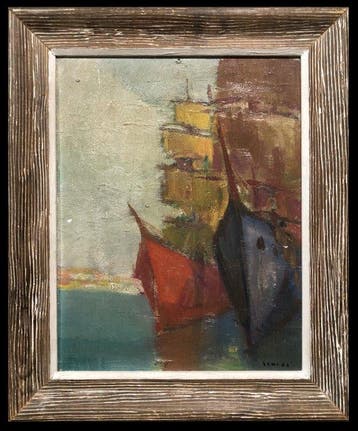 Postcubist School (1960s) - The Two Ships