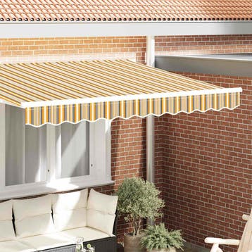 vidaXL Vervangende volant voor 2,5 m Oranje & zwart, Verzenden, Nieuw