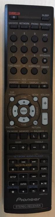 Afstandsbediening Pioneer axd7544 VSX-528-K, Ophalen of Verzenden, Nieuw, Origineel