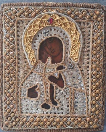 Icoon - Moeder Gods, Moeder Gods van Fjodor - Hout -