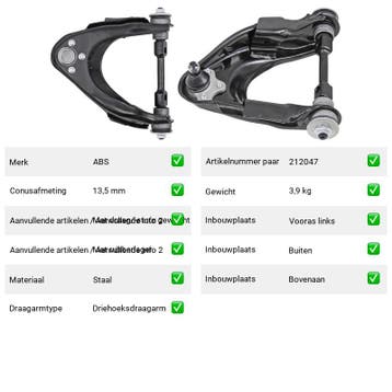 Draagarm Mazda Bt-50 2.5 MRZ-CD 4x4 (CD, UN) Van 2006-12 tot, Verzenden, Nieuw, Mazda