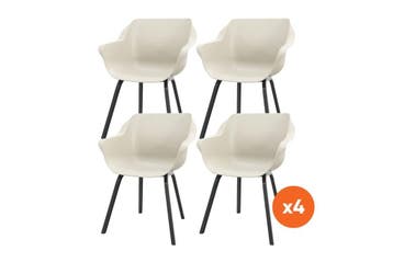 Set van 4 - Hartman Sophie Element kuipstoel voor buiten in, Tuin en Terras, Verzenden, Nieuw, Overige materialen