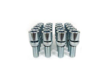 SK-Import Wielbouten Star Schuifbouten Zilver 20mm M12x1,5, Ophalen of Verzenden, Nieuw