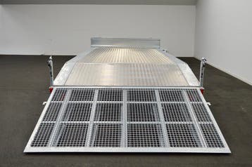 Nugent Machinetransporter B5523T Beavertail Alu + Achterklep, Ophalen of Verzenden, Nieuw