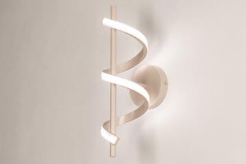 Rietveld Wandlampen - Beige - Metaal, Aluminium, Verzenden, Nieuw
