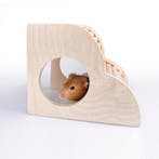 Hamster Huisje Trap Golvend Hout, Verzenden, Nieuw