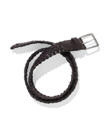 HEMA Heren riem leer gevlochten brons, Verzenden, Nieuw