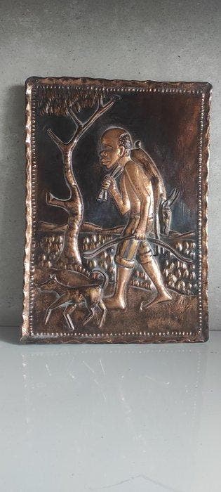 Jager en gazelle - Vintage - Zambia (Zonder minimumprijs)