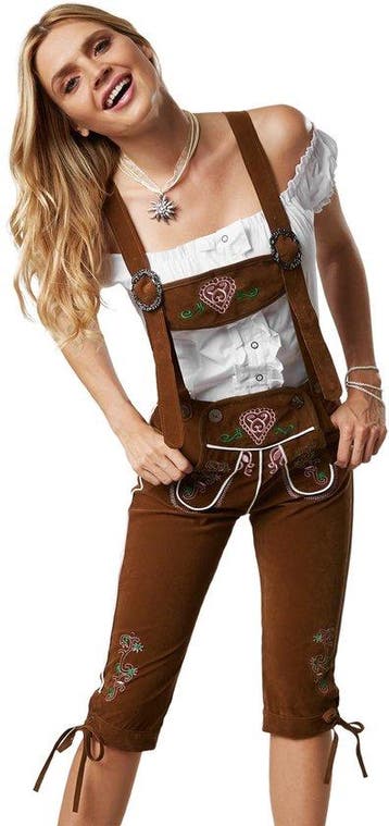 2dekans | Dressforfun Lederhose Walchensee L -, Ophalen of Verzenden, Zo goed als nieuw