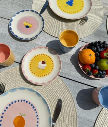 Shop alvast je kleurrijke cadeaus met kortingen tot 20%!, Keramiek, Nieuw, Ophalen of Verzenden, Bord(en)