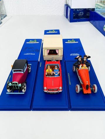 Atlas, En Voiture Tintin 1:43 - Modelauto (3) - Lot, Nieuw