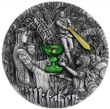 Niue. 5 Dollars 2020 Sword of Destiny the Witcher 2 Oz
