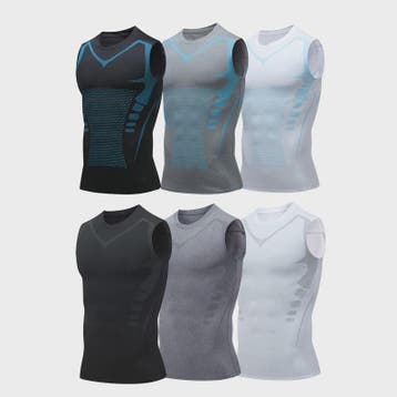 Heren Compressie Tanktop - Sneldrogend Sportshirt voor Fitne, Verzenden, Nieuw