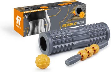 Rebblo Massageset 3-in-1 - Zwart, Verzenden, Nieuw