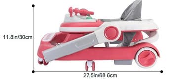 2-in-1 Baby Loopwagen en Duwloopwagen Opvouwbaar, Verzenden, Nieuw