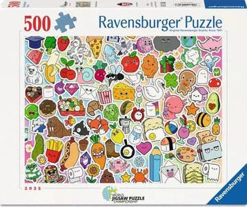 Cute Kawaii Chaos Puzzel (500 stukjes) | Ravensburger -, Hobby en Vrije tijd, Verzenden, Nieuw