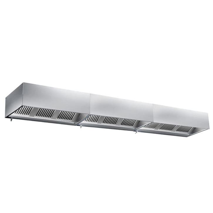 GGM Gastro | Afzuigkap doosmodel - 5400mm - met |, Witgoed en Apparatuur, Afzuigkappen, Inbouw, Motor, Nieuw, Onderbouw afzuigkap