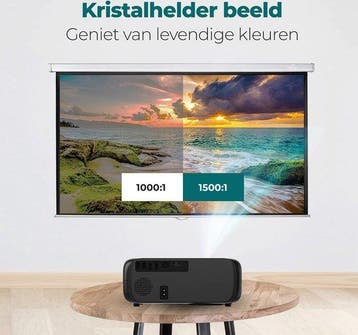 2dekans | Spoused Beamer - Full-HD - 12.000 Lumen - Streamen, Ophalen of Verzenden, Zo goed als nieuw, Spoused