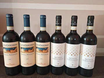 2018 x3 Castelgiocondo & 2020, 2021 x2 Poggio Landi -, Nieuw
