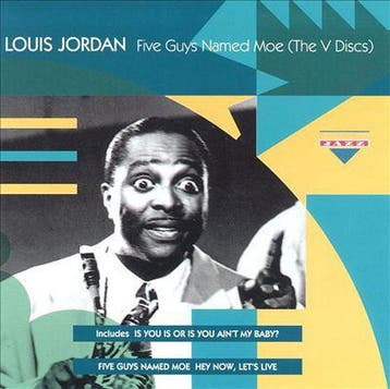 cd - Louis Jordan - Five Guys Named Moe (The V Discs), Verzenden, Zo goed als nieuw