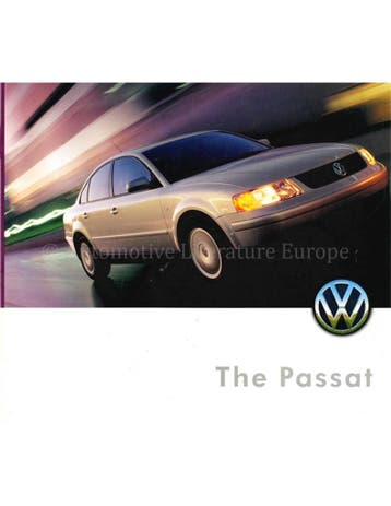 1999 VOLKSWAGEN PASSAT BROCHURE ENGELS, Nieuw, Volkswagen, Author