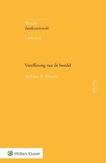 Vereffening Van De Boedel | B. Wessels | Nieuw, Ophalen of Verzenden, Nieuw, B. Wessels
