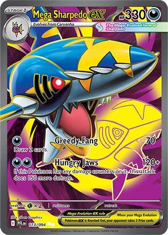 Mega Sharpedo ex (PFL 113), Ophalen of Verzenden, Nieuw