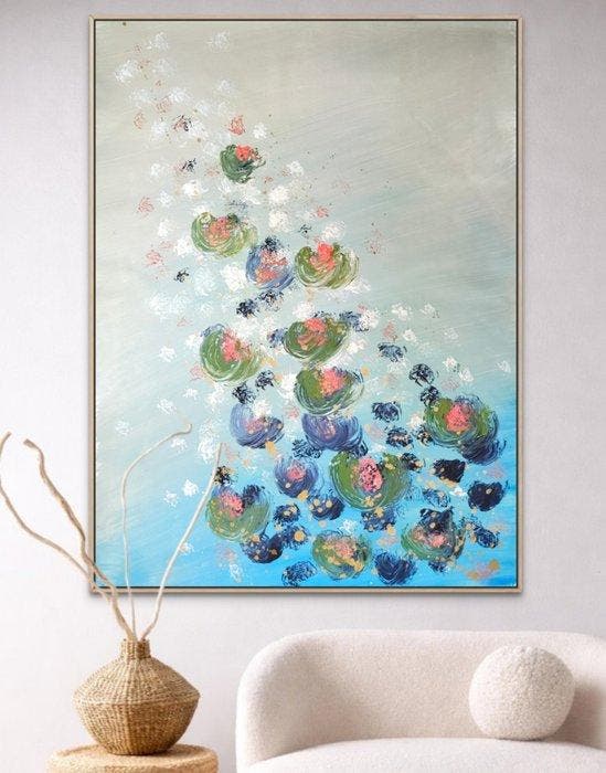 Ana Marc - Spring wind - XXL, Antiek en Kunst, Kunst | Schilderijen | Modern
