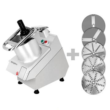 GGM Gastro | Professionele groentesnijmachine - 750W - Ronde, Verzenden, Nieuw in verpakking