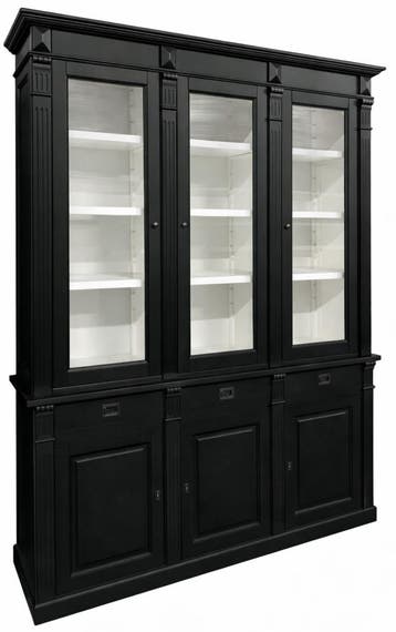 Buffetkast zwart - wit Toulouse 185 x 230cm, Huis en Inrichting, Kasten | Buffetkasten, Ophalen of Verzenden, Nieuw