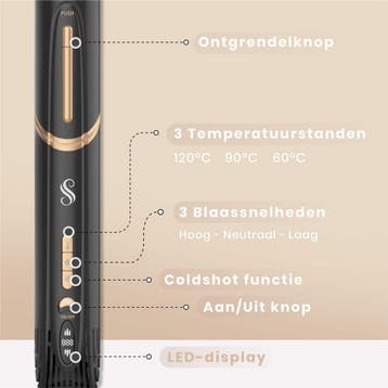 Stylila® 8-in-1 Airstyler met Diffuser - Multistyler -, Ophalen of Verzenden, Nieuw